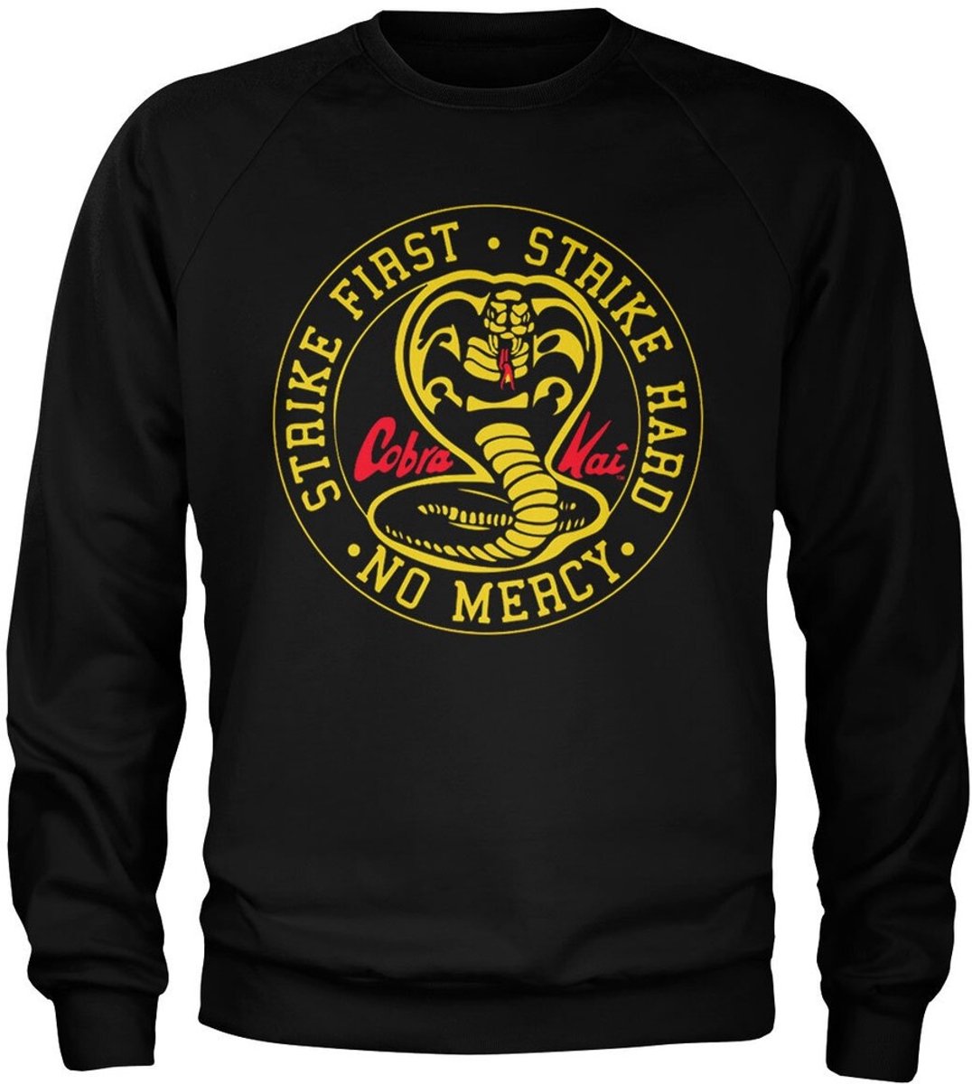 Cobra Kai Round Patch-sweatshirt Zwart