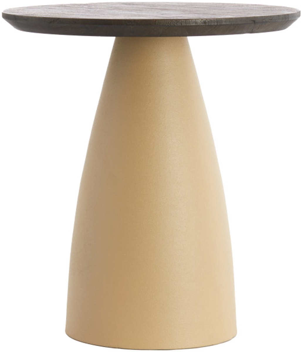 Bijzettafel OCANA - Ø45x50 cm - Bruin