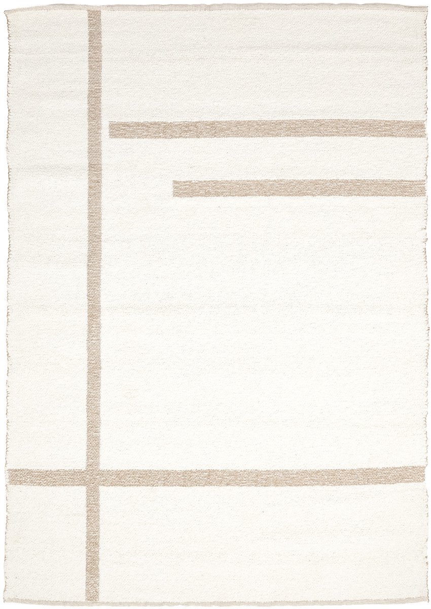 Vloerkleed BUKIT - 160x230x0.5 cm - Wit