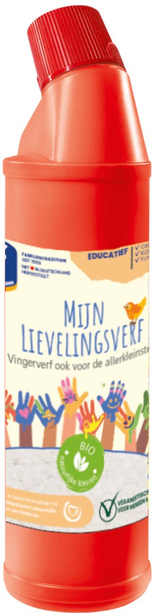 Mijn Lievelingsverf, Vingerverf Rood 900 g