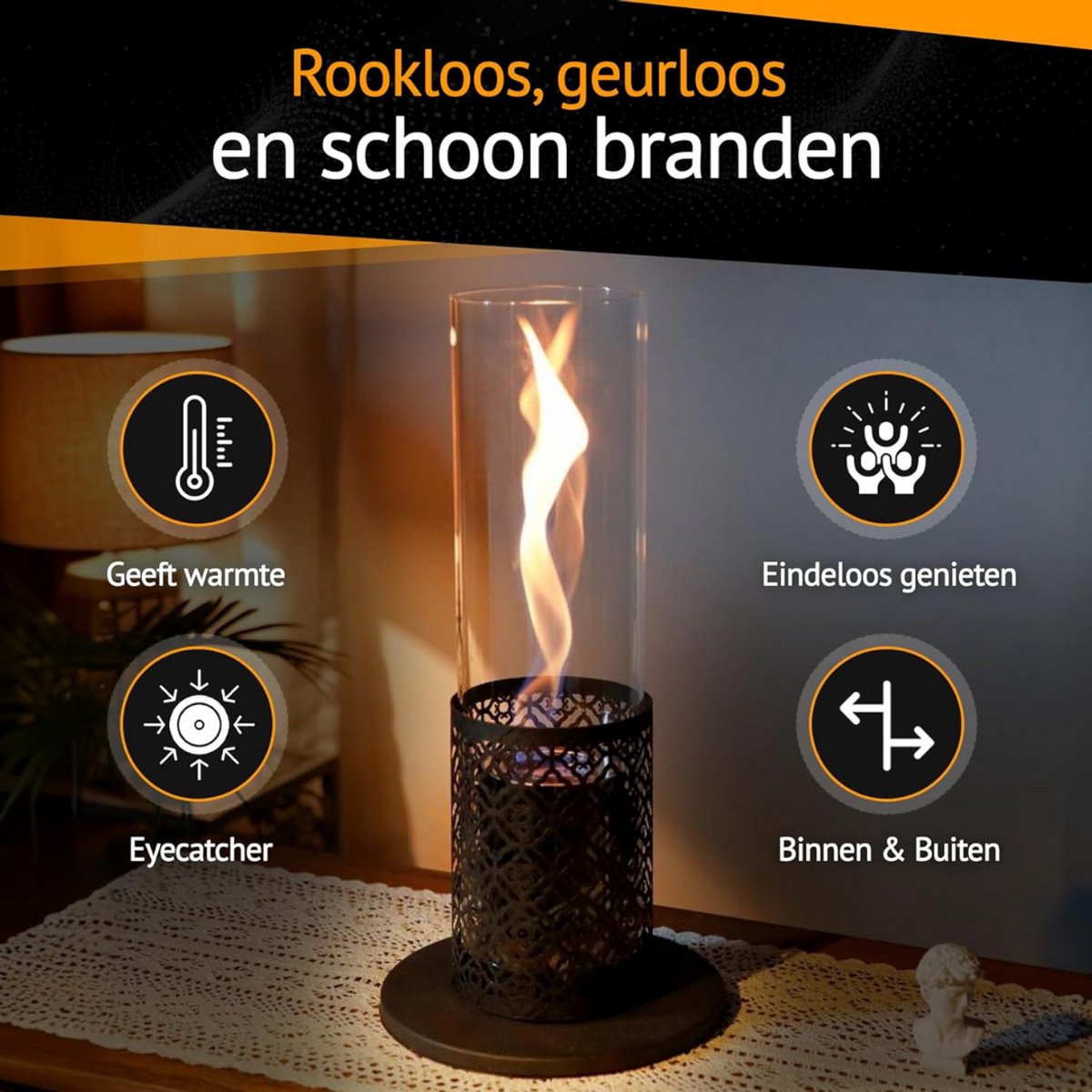 Lexium Sfeerhaard - Tafel Haard - Tafelhaard Buiten - Tafelhaarden