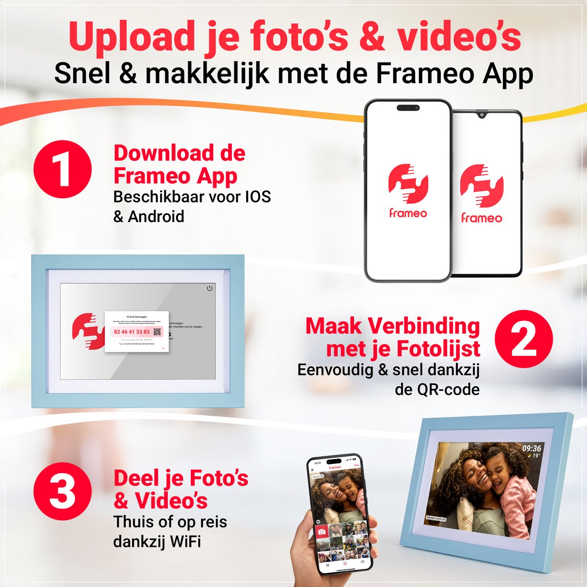 Kantman - 10.1" WiFi Fotolijst thumbnail 6