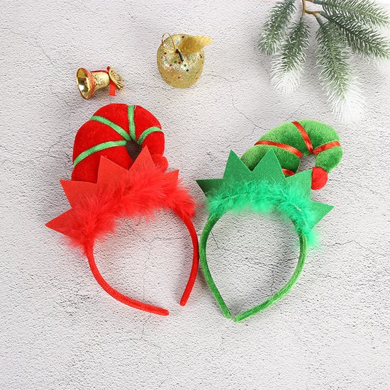 Weihnachtsband 2 Weihnachtskopfschmuck süße Elfe Ziege Band Hut Weihnachtskostüm