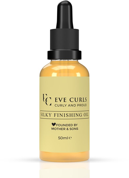 Foto: Eve curls silky finishing oil 50ml haarolie krullend haar haar serum curly girl