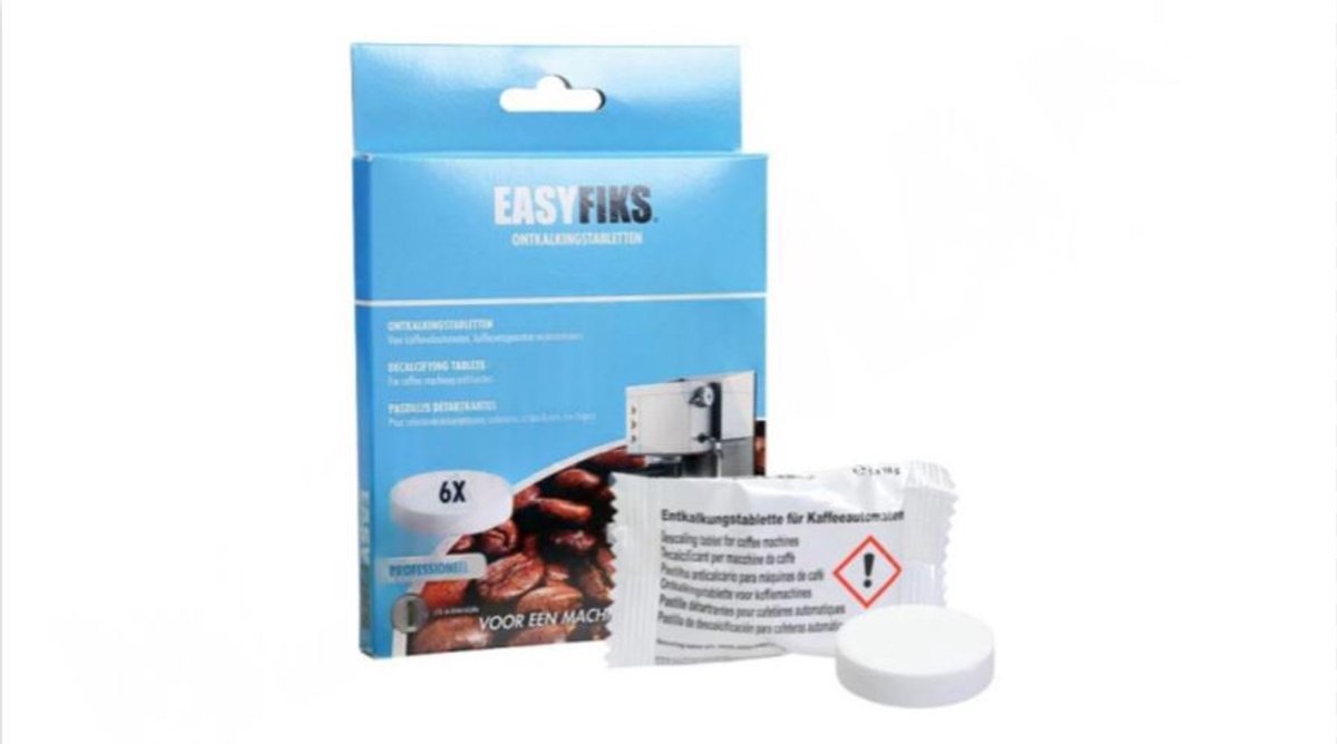 Easyfiks Ontkalkingstabletten PROFESSIONEEL - 6 stuks