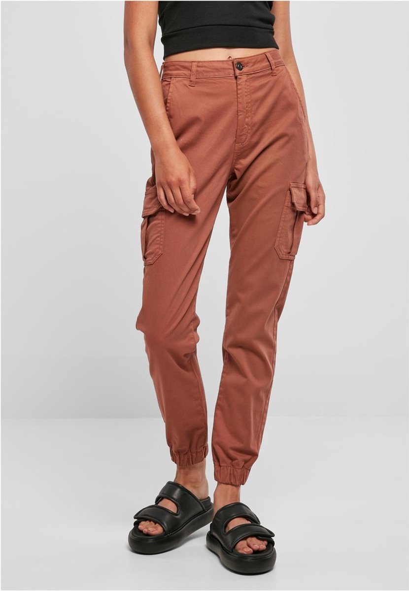 Urban Classics - High Waist Cargobroek - Taille, 33 inch
