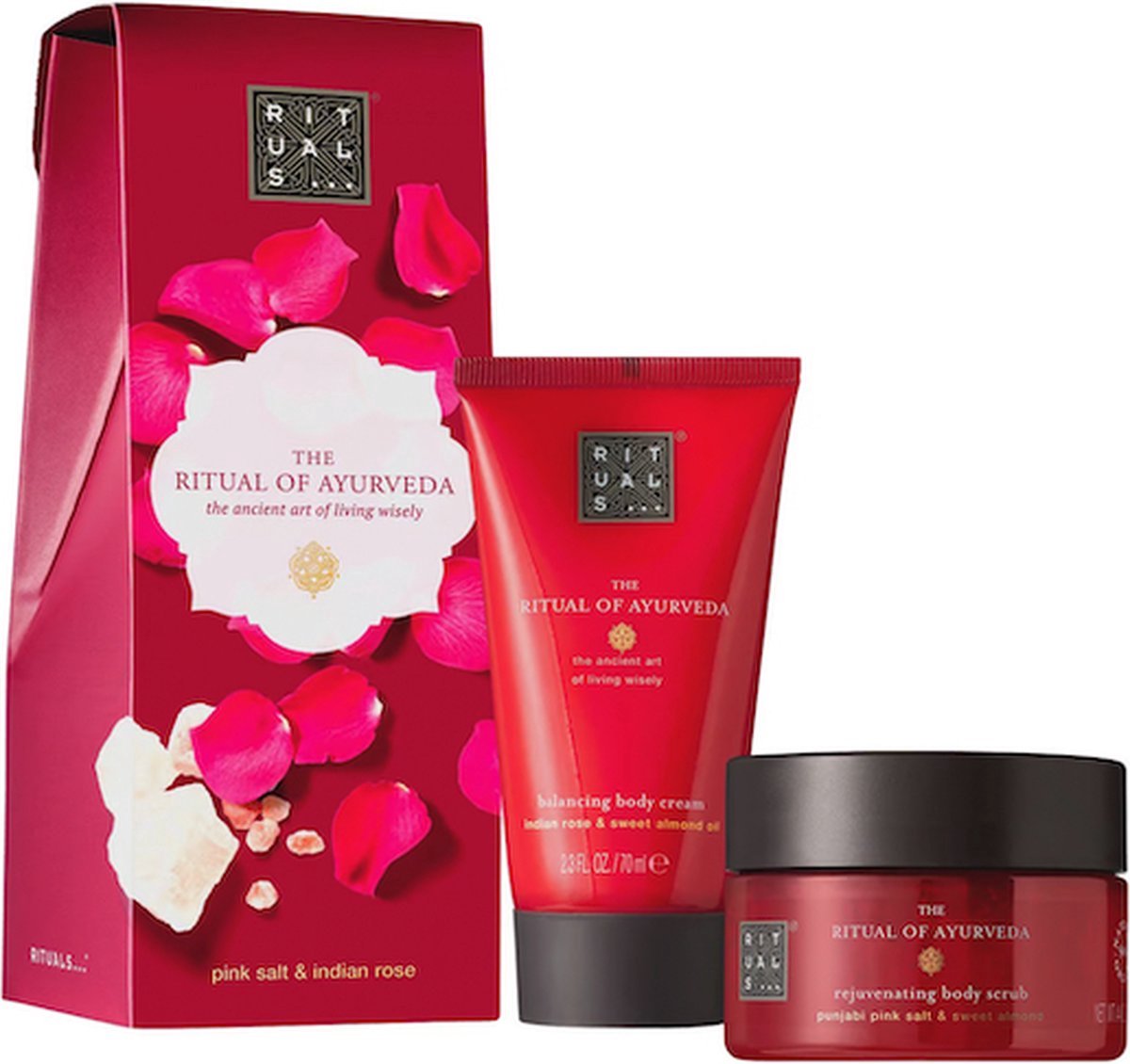 Rituals - Of Ayurveda Duo Set Body Scrub 125 g + Body Cream 70 ml + Gift Bag