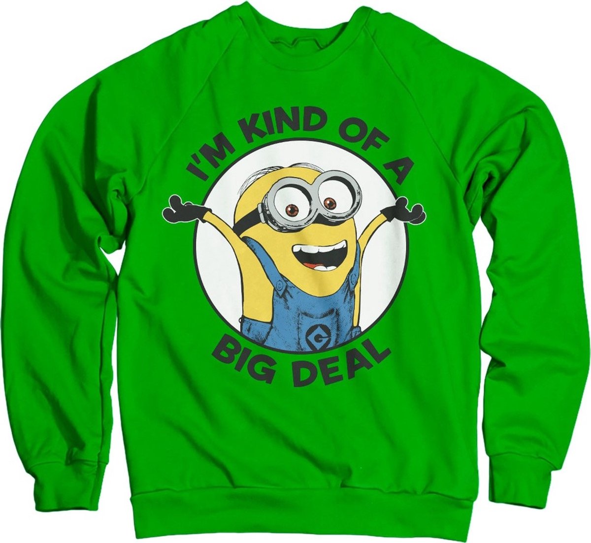 Minions I'm Kind Of A Big Deal-sweatshirt Groen