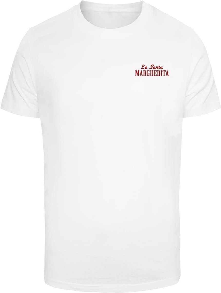 Mister Tee Pizza Lovers Club Heren Tshirt XL Wit