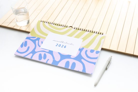Planbooks - Maandkalender - Familieplanner 2026 - Maandplanner 2026 - Maandkalender 2026 ophangbaar - Maandplanner