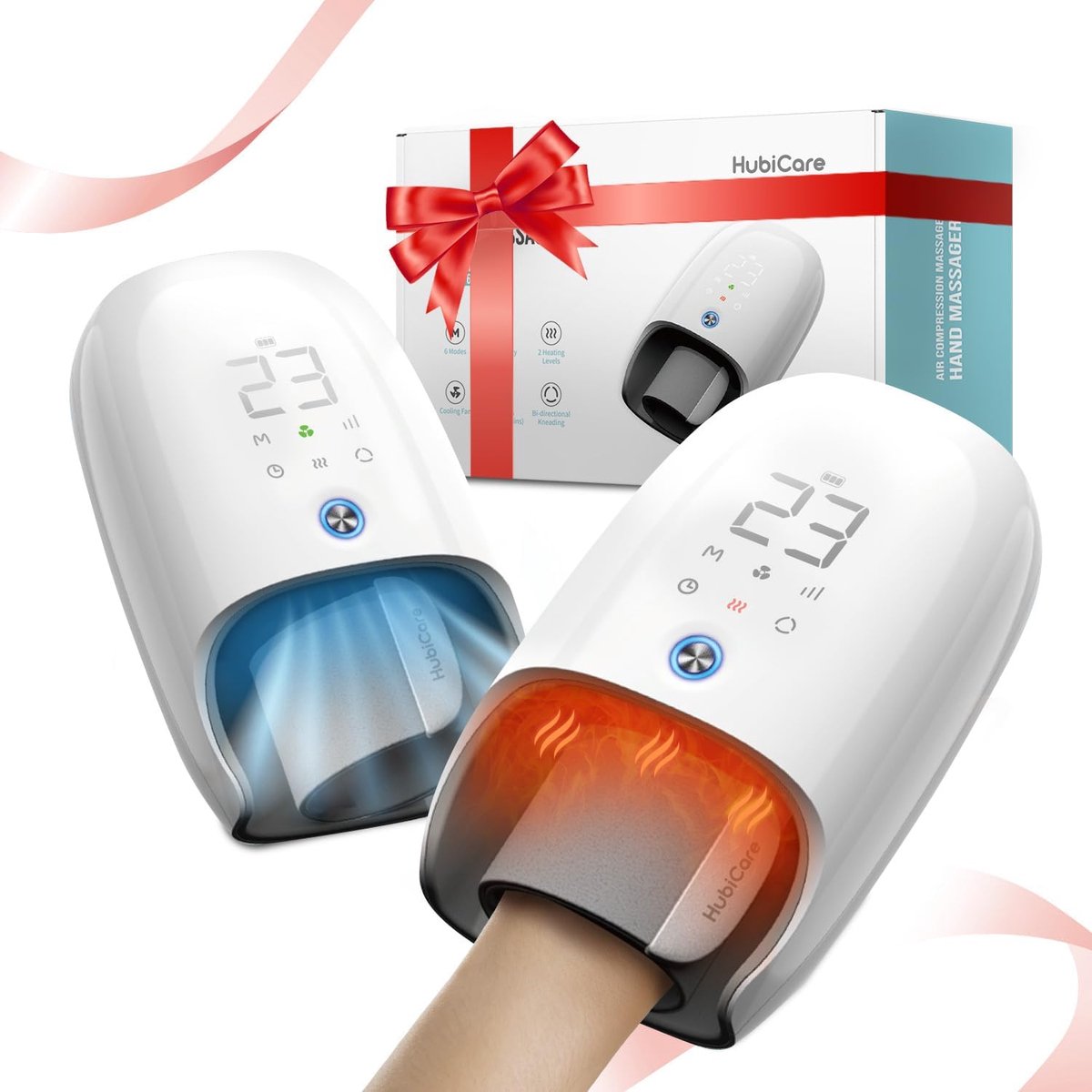 Handmassageapparaat met Warmte en Koeling voor Pijnverlichting en Ontspanning