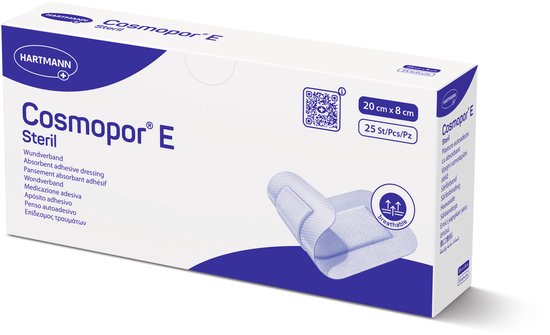 Hartmann - Cosmopor E - zelfhechtend wondverband - 8 x 20cm