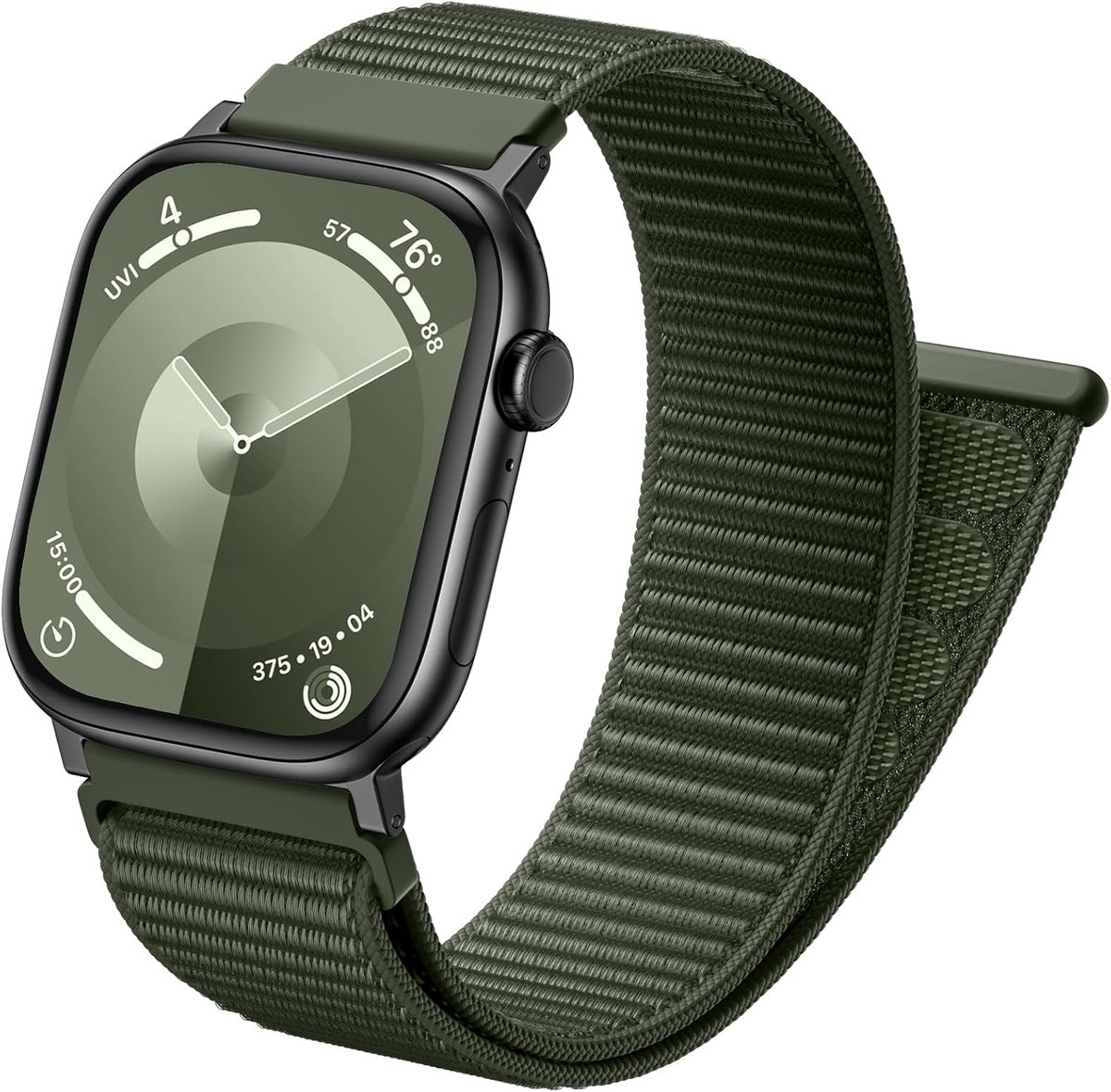 Sport Loop Band gescht voor Apple Watch armband 40 mm, 41 mm, 38 mm, 42 mm, heren en dames, nylon armbanden voor iWatch Series 11, 10, 9, 8, 7, 6, 5, 4, 3, 2, 1, SE SE 3
