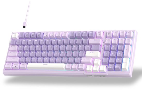 MageGee SKY98 - Mechanisch Gaming Toetsenbord - Keyboard Gaming - RGB - Hot Swappable
