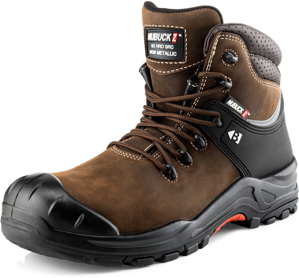 Buckbootz - Nubuckz - NKZ102BR - maat 41 - S3