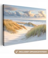 Peinture sur toile 120x80 cm - Décoration de plage - Décoration murale du salon - Tableaux pour l'intérieur