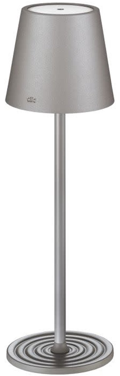 Cilio Sole - Tafellamp / Bureaulamp - LED - Oplaadbaar - Grjis