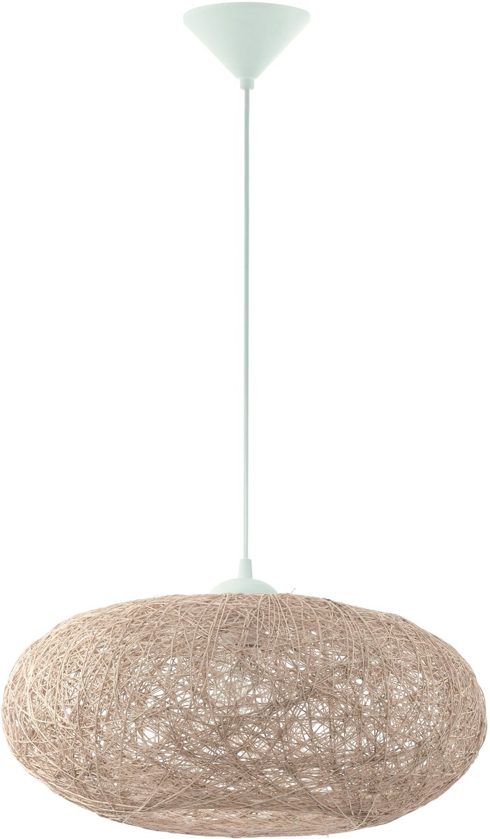 EGLO Campilo - Hanglamp - 1 Lichts - Ø450mm. - Wit - Beige