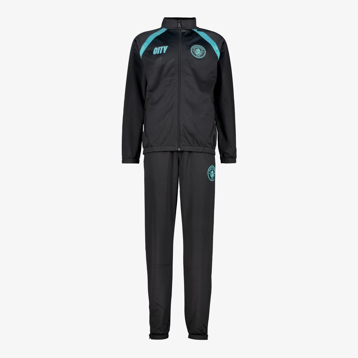 Manchester City kinder trainingspak donkerblauw - Maat 146/152