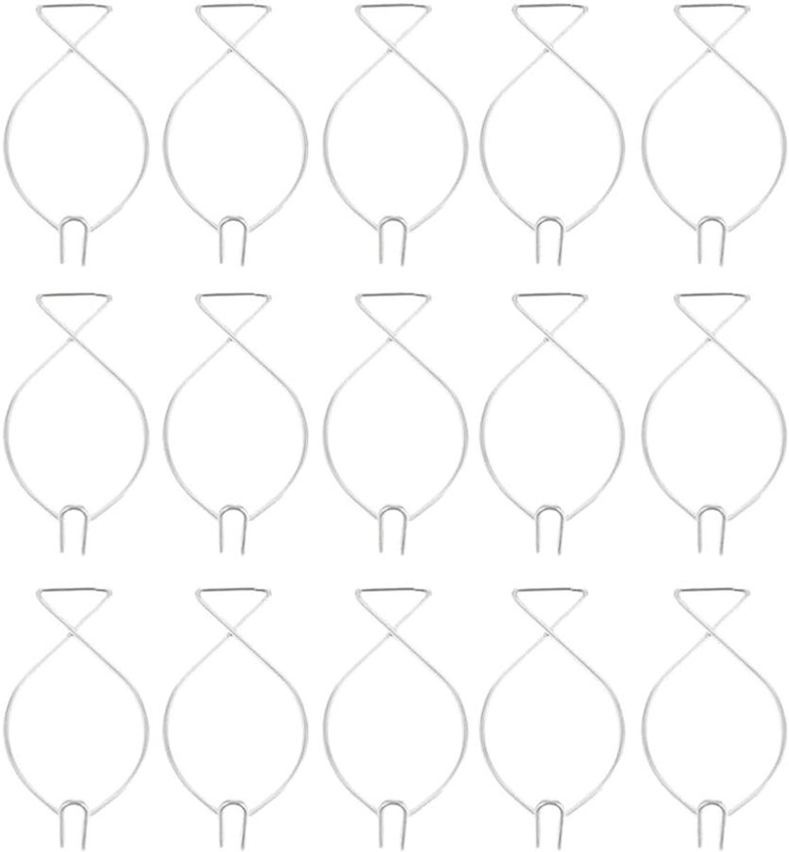 JHubers Goods - Plafond Haak Clips - Staal Opknoping Haak voor Kantoor en Thuis - Zilverkleurig - Hangende Haak voor Drop Plafond - Ophanghaak voor Opgeschort Plafond Tegel