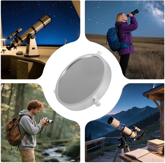 Film Sécurité Observation Solaire Filtre Solaire Télescope 184-210mm - Pour Observation Des Taches Solaires Filtre Solaire Aluminium