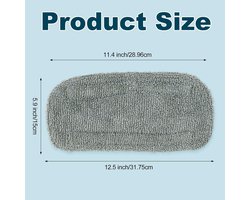 JHubers Goods - 4 Stuks Microvezel Stoomreiniger Pads voor Verschillende Modellen (Grijs) - Set van Wasbare en Herbruikbare Doeken - Geschikt voor GorFanty, Neugo en Mxnsewr