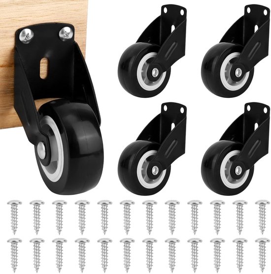 2 stuks 2 inch u-groef spoorwiel schuifdeurrol voo