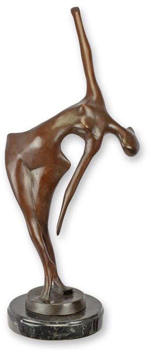 Baakman Bronzen beeld - Danseres - sculptuur - 40,8 cm hoog bronskleurig