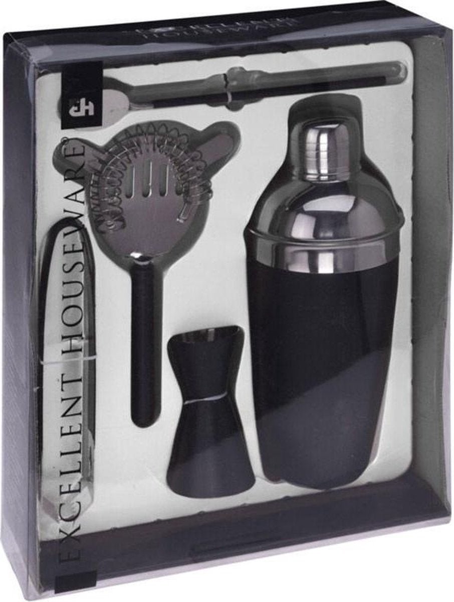Cocktailshakerset - 5 delig - mat zwart — cadeau in Kookcadeaus - foto 8
