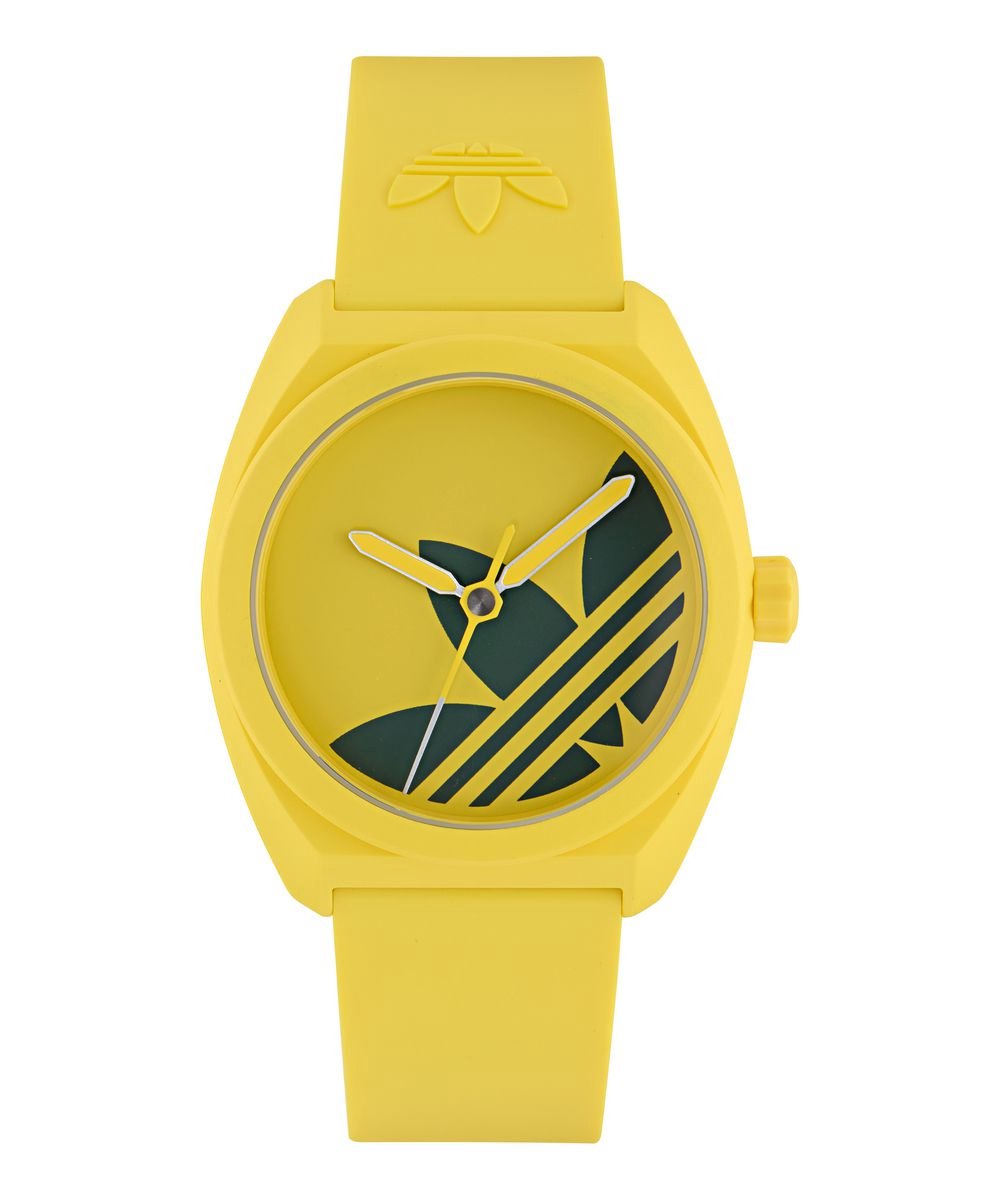 Adidas Originals Project Three AOST25542 Horloge - Kunststof - Geel - Ø 42 mm