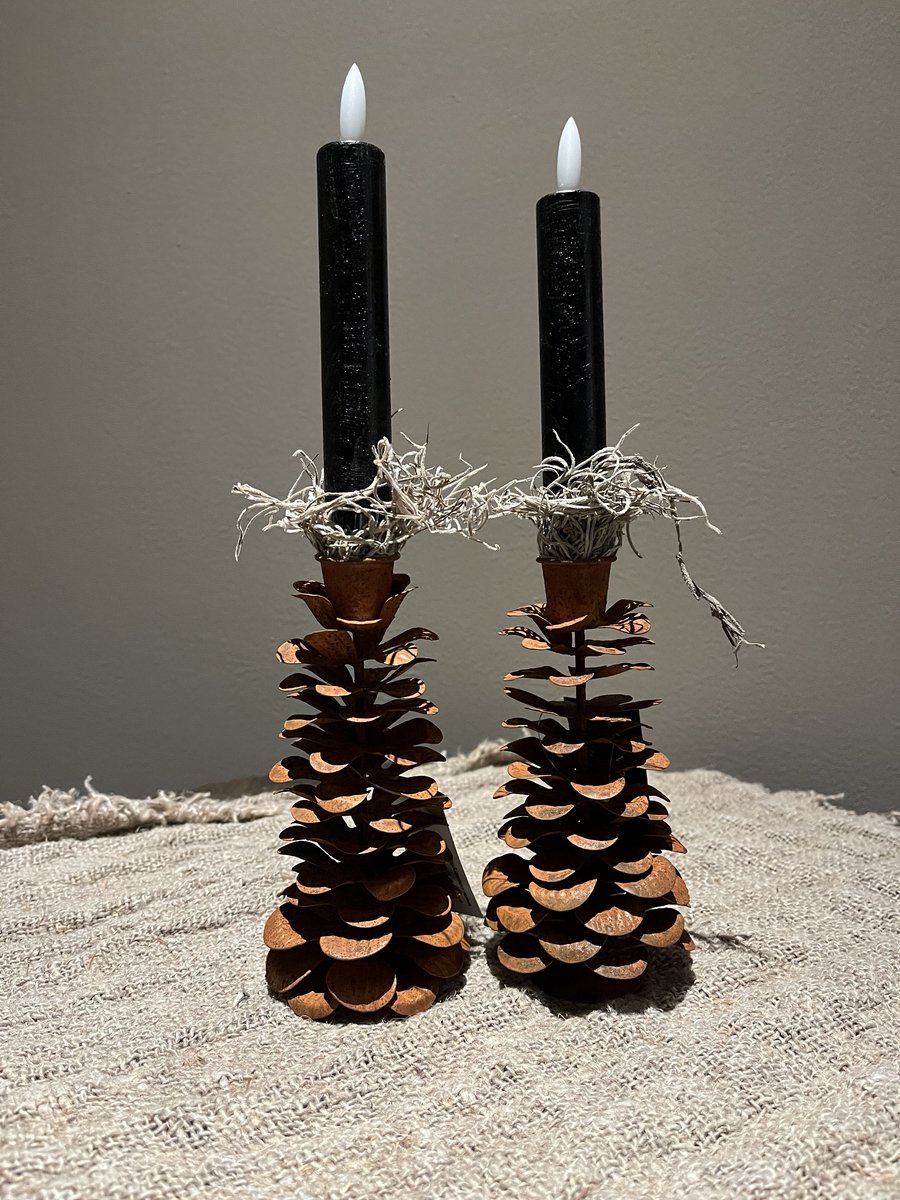 Countryfield Dennenappel kerstboom roest- sfeervol- wonen- stoer sober