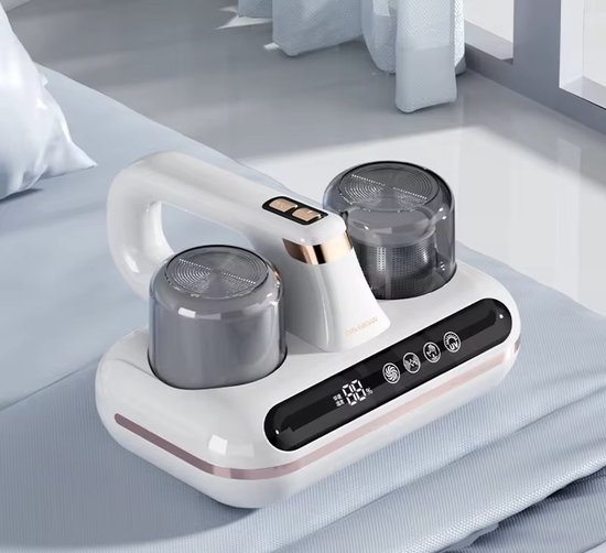 MrGoods Huisstofmijt Stofzuiger Draadloos Wit HEPA Filter - MrGoods - €79,95