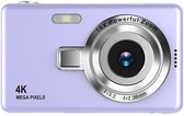 Digitale camera - autofocus UHD 4K 50MP camera voor fotografie met 32GB SD-kaart, 16x zoom, anti-shake, draagbare compacte point-and-shoot digitale camera's voor kinderen, tieners, volwassenen en beginners