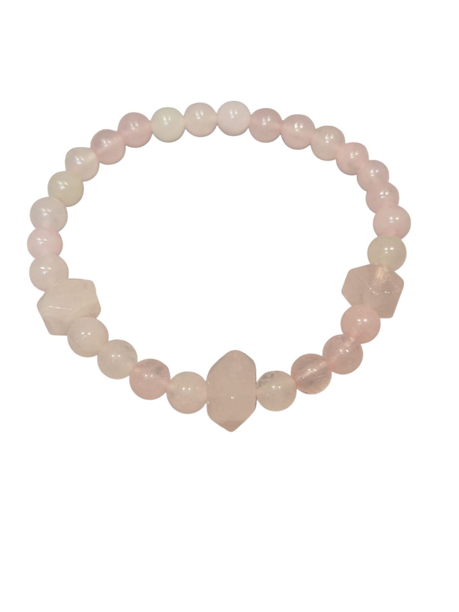Rozenkwarts armband