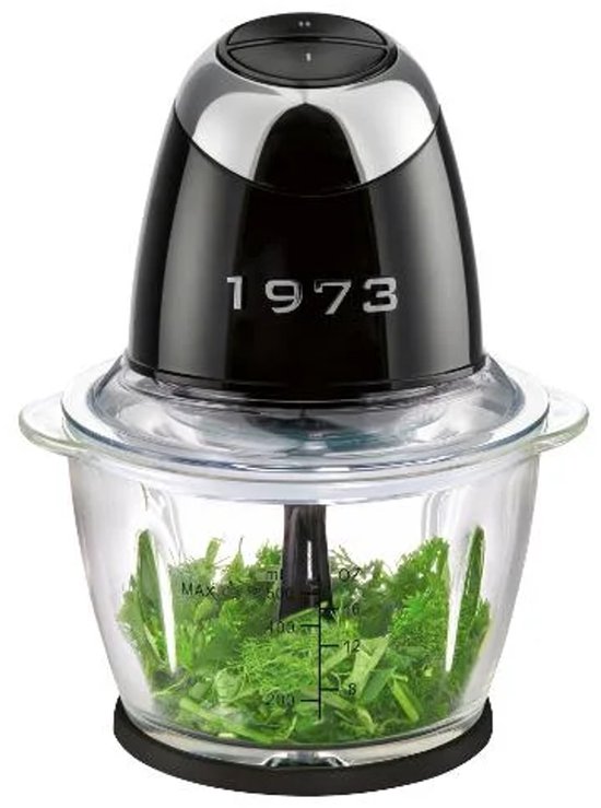 SILVERCREST® Multihakker - Elektrische hakmolen - Inhoud: 1,2 L - Vermogen: 500 W - Bruikbare inhoud: max. 0,5 l - Met 2 snelheidsstanden - Voor het hakken van groenten, kruiden, uien, noten etc. - Ook geschikt voor het vermalen van ijs - Zwart — afbeelding 5