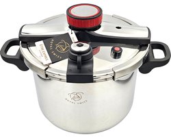 Royal Swiss® Snelkookpan – 8Liter – RVS – Inductie Geschikt – Pressure Cooker