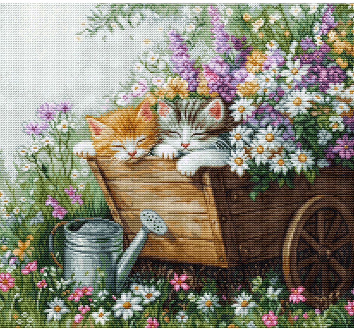 Borduurpakket Luca-S - Kitten's Sleep - Katteslaapje - BU5093