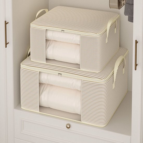 OARCO 145L Grote waterdichte opbergtas voor dekbedden, kussens, kleding, beddengoed, XXL (1), 85x55x33cm