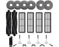Accessoires gescht voor Dreame L10s Pro Ultra, L10 Prime L10s Pro Gen 2, L10s Plus, 2 x Hoofdborstels, 6 x Dweildoeken, 4 x Filter, 4x Zijborstels, Reserveonderdelen