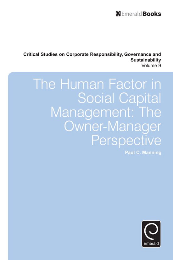 The Human Factor in Social Capital Management: The Owner-Man ... - cover