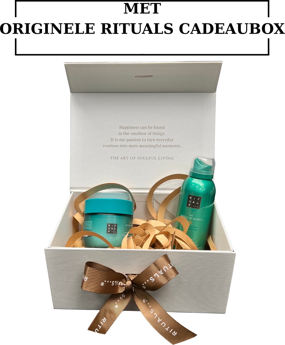 Rituals - Karma - Geschenkset - Overnight Body Mask 125 ml + Body Lotion Mousse 150 ml in Originele RITUALS Cadeaubox