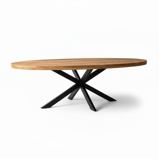 Eettafel ovaal - mango hout - 180cm