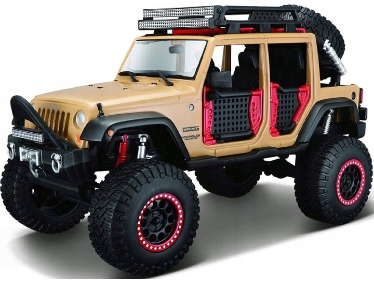 Maisto 1:24 Jeep Wrangler Onbeperkte off-road modelauto