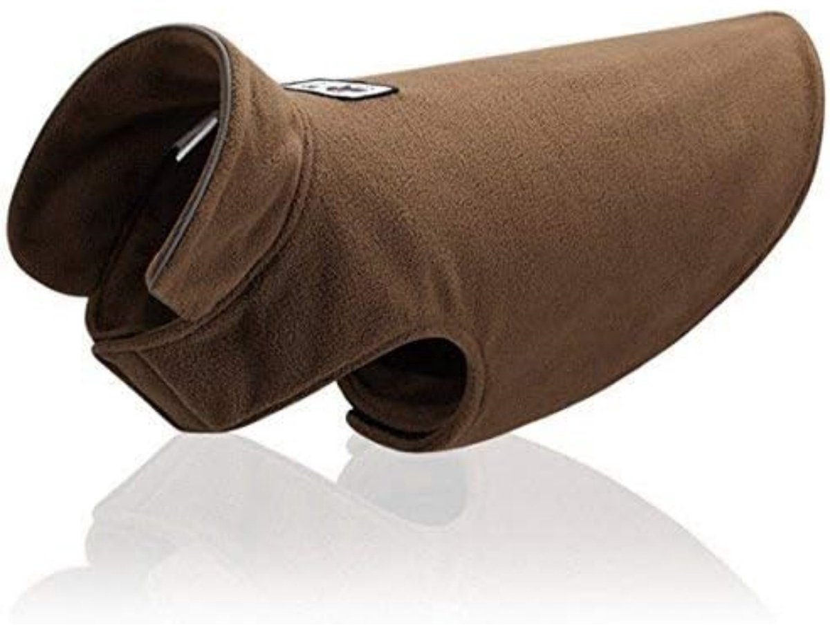 EXCITAT Honden Winterjas - Maat M - Hondentrui Sweatshirt - Honden Winterjas - fleece materiaal - Geschikt voor Honden - Kameel