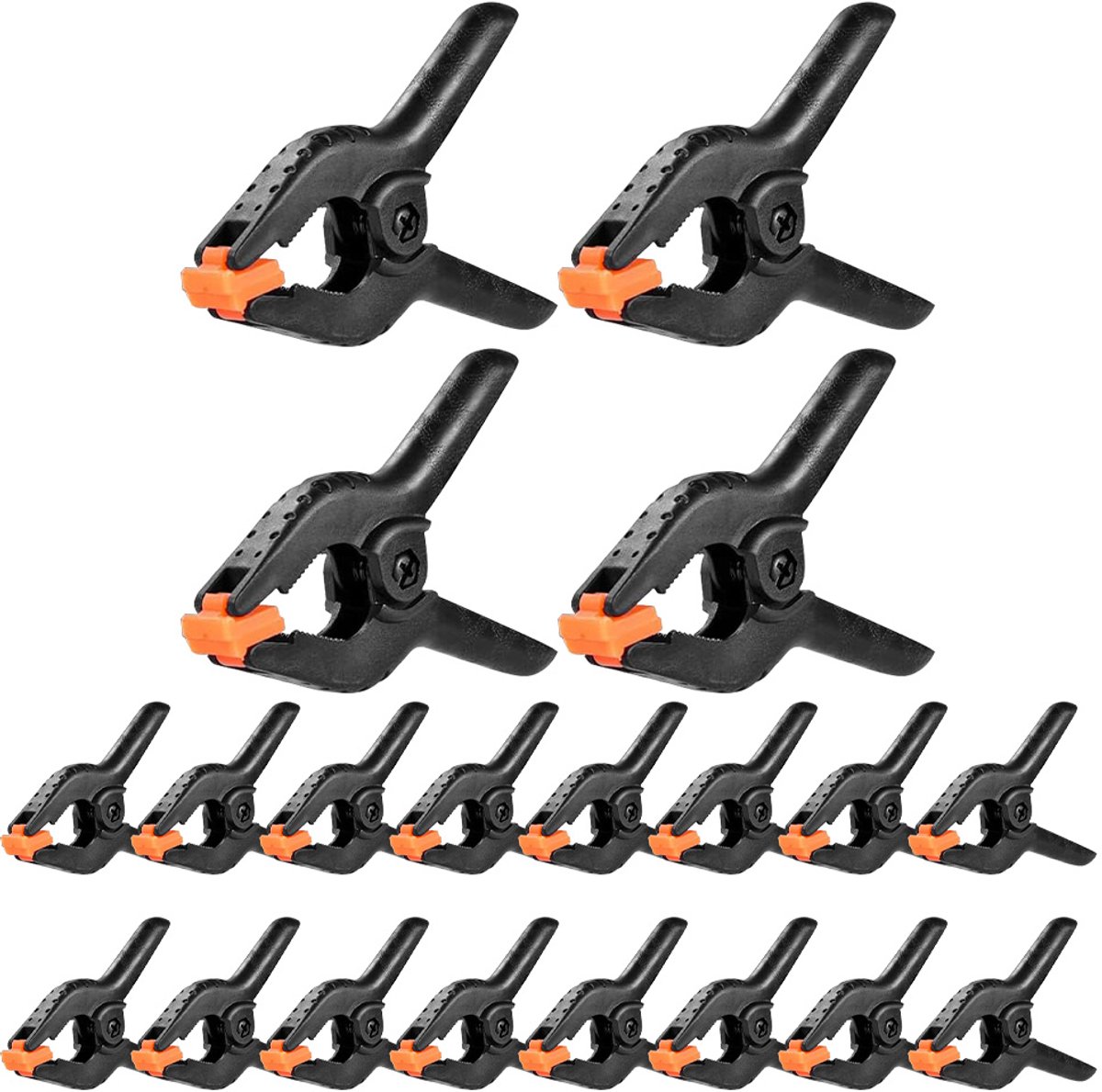 Zeilklemmen - 20 Stuks - Kunststof - 2 Inch - Dekzeil Klemmen - Zeilclips/Marktklemmen
