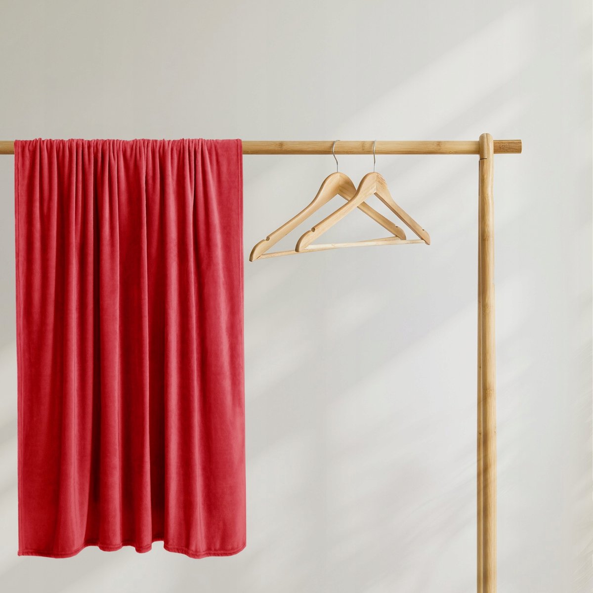 Zacht Plaid Dekbedovertrek 220x240 Rood - Comfortabel en Stijlvol