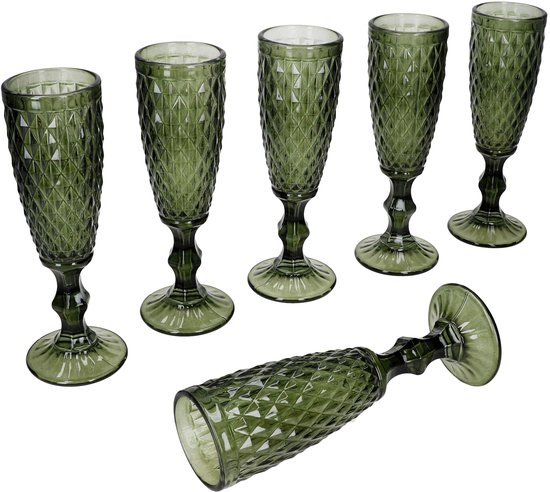 Set de 24 flûtes à champagne Royal de taille égale MamboCat - 175882
