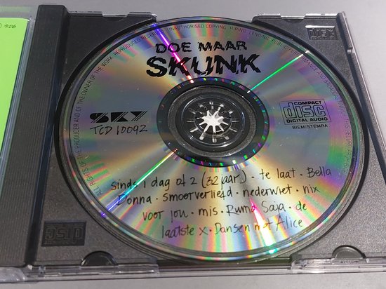 Doe Maar Skunk - CD album uit 1981 | bol