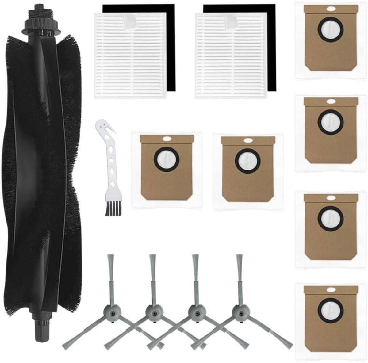 14 stuks Accessoireset - Geschikt voor Eufy L50 L60 - Onderdelen - voor robotstofzuiger - Vervangingsonderdelen