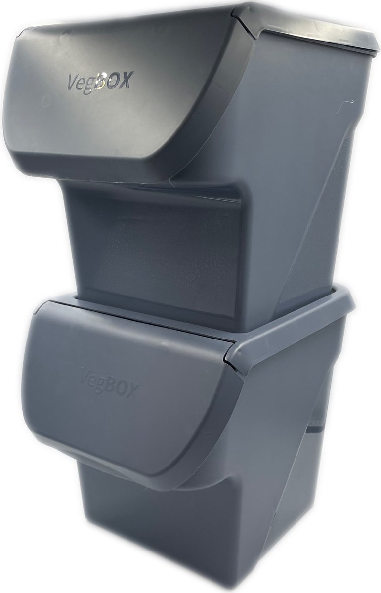 Set van 2 Universele Bewaarbussen voor Groenten & Fruit (25L)